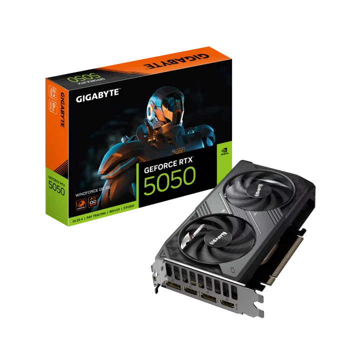 Gigabyte RTX 5050 Windforce OC Max 8GB GDDR6 Graphics Card