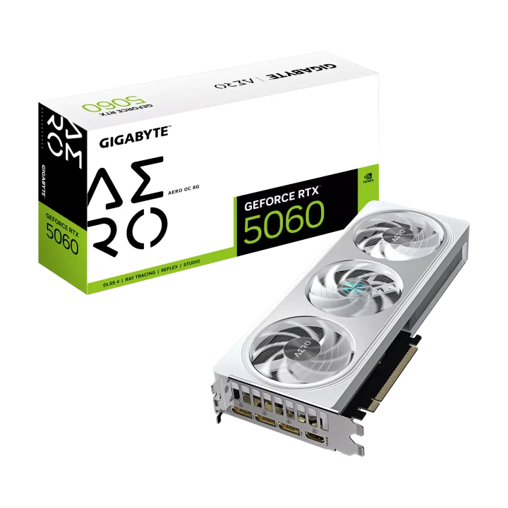 Gigabyte RTX 5060 Aero OC 8GB GDDR7 Graphics Card